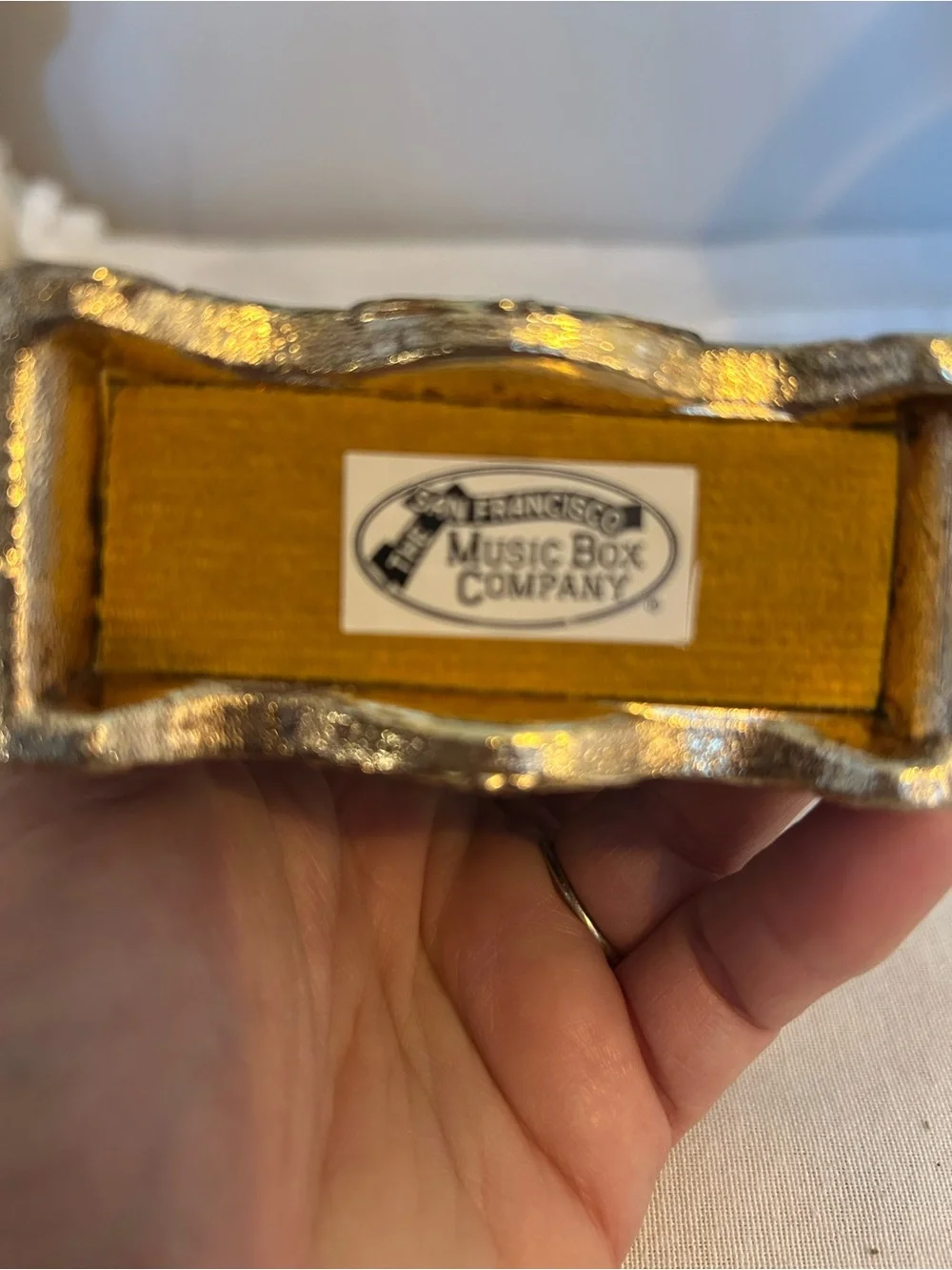 San Francisco Music Box Company elegant blue